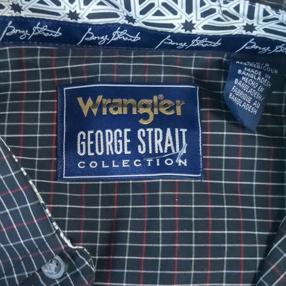 Wrangler George Strait Collection Mens Button Down Shirt - Large - NEW - Picture 3 of 4